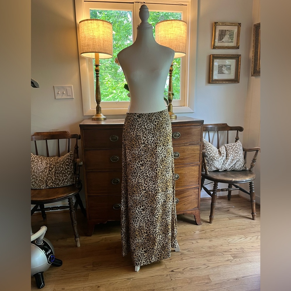 Noisy May Animal Print Skirt XL